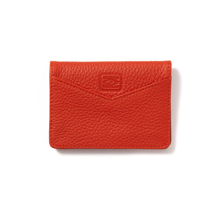 Talisman Mini Wallet – Embossed Leather Evil Eye