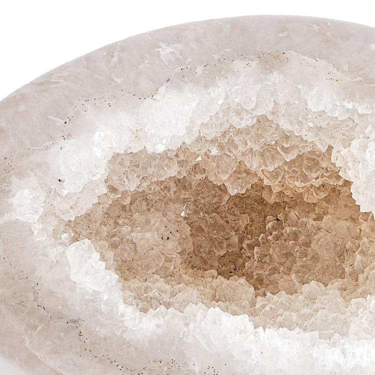 Unique White Crystal Egg