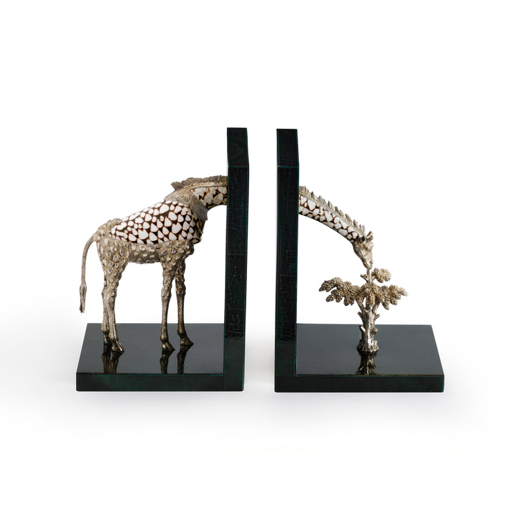 Giraffe Shell Bookends