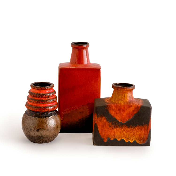 Rare Vintage Ceramic Vase Set