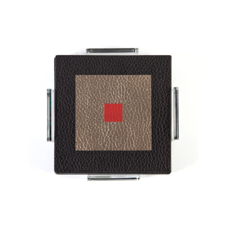 Stella Coasters Square - Black