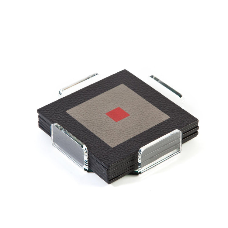 Stella Coasters Square - Black