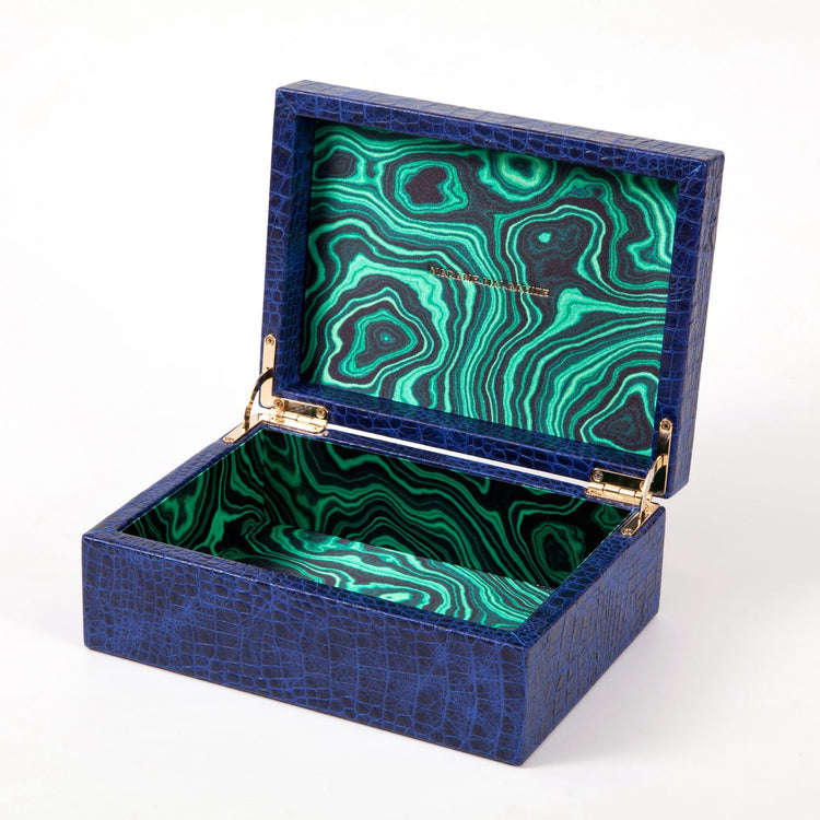 Curiosity Box "Anastasia" Embossed Croco