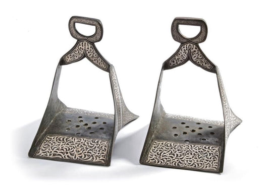 A Pair of Silver Stirips, 19th Century