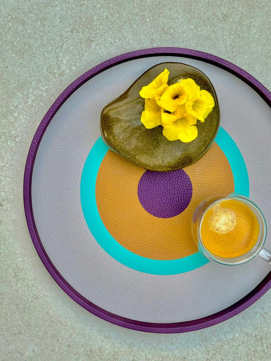 The Ritual of the Morning Tray :  A quiet celebration of color, calm, and presence