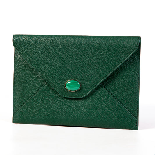 Envelope Clutch | Sealed with a Kiss Green