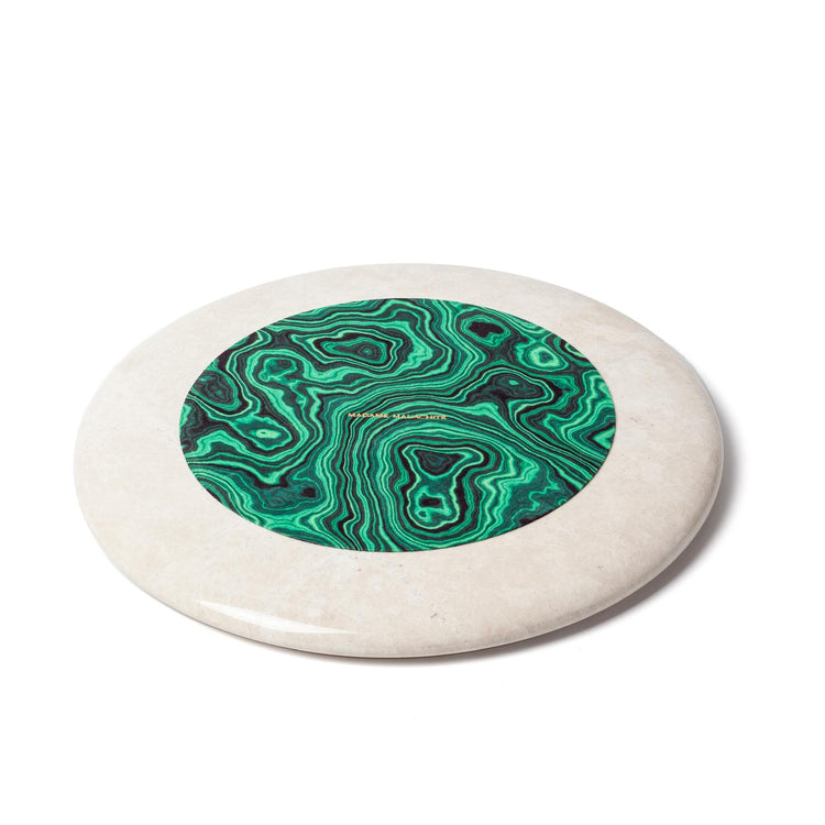 Apple of my Eye Marble Plate Bronze