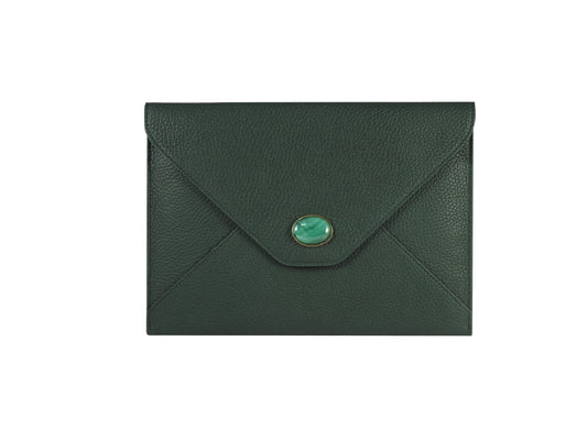 Envelope Clutch | Sealed with a Kiss Green