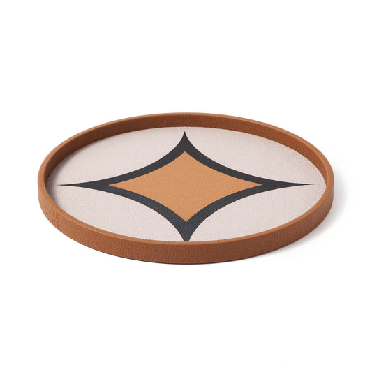 Mosaic Tray - Caramel