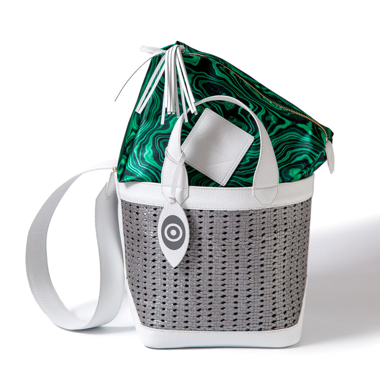 "Riviera" Tote Bag White