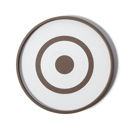 "Apple of My Eye" Tray - Taupe