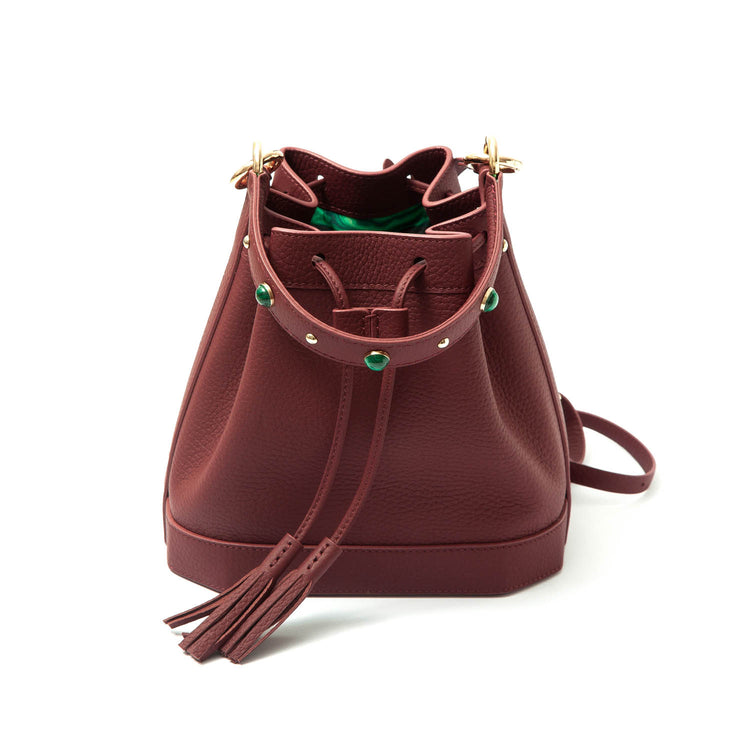 Gem-Set Bucket Bag Tobacco