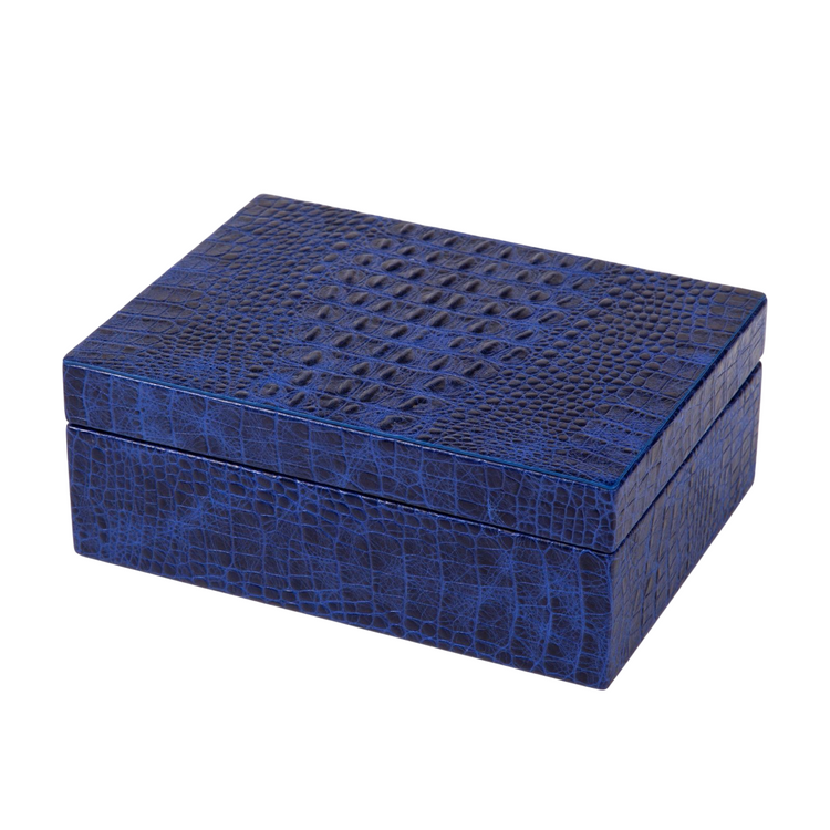 Curiosity Box "Anastasia" Embossed Croco