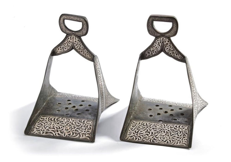 A Pair of Silver Stirips, 19th Century