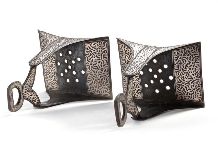 A Pair of Silver Stirips, 19th Century