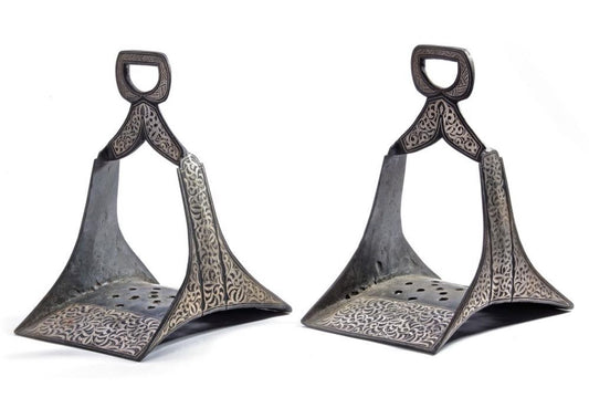 A Pair of Silver Stirips, 19th Century