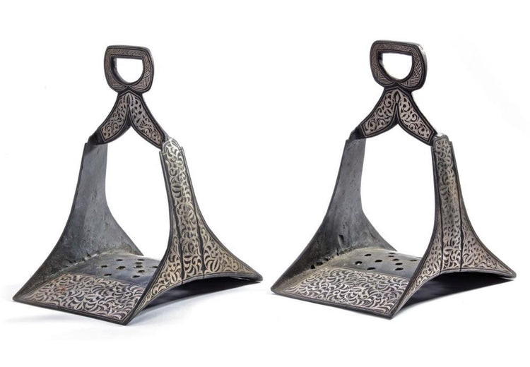 A Pair of Silver Stirips, 19th Century
