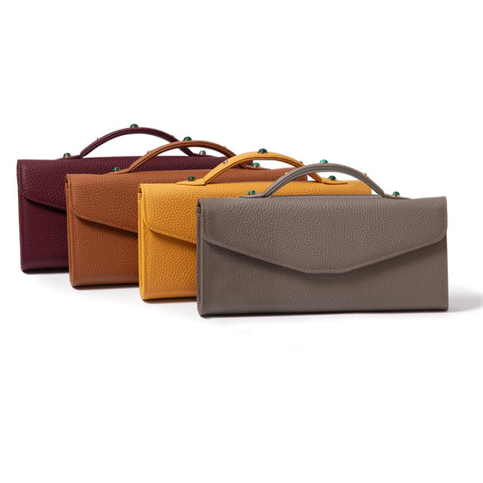 Gem-Set Leather Envelope